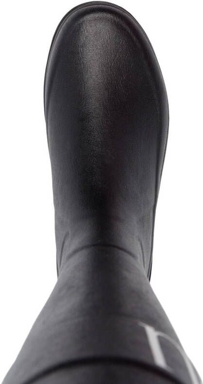 Patou x Le Chameau logo-print boots Black
