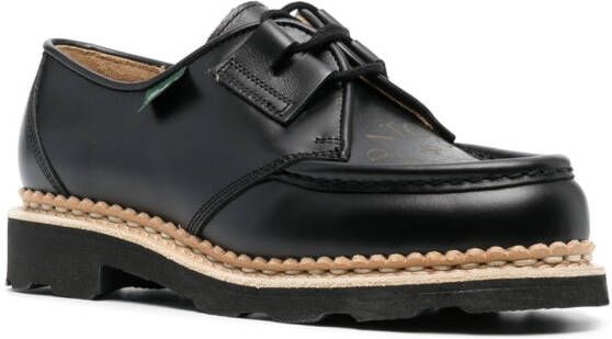 Patou x Paraboot lace-up leather shoes Black