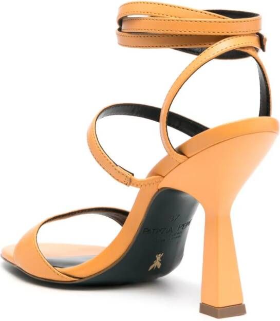 Patrizia Pepe 100mm ankle-strap sandals Orange