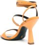 Patrizia Pepe 100mm ankle-strap sandals Orange - Thumbnail 3