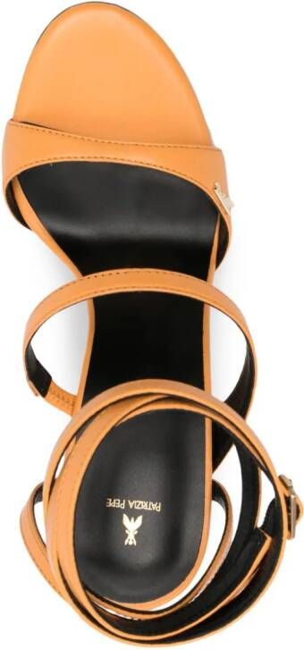 Patrizia Pepe 100mm ankle-strap sandals Orange