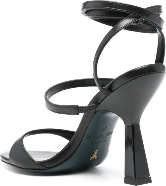 Patrizia Pepe 100mm leather sandals Black