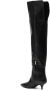 Patrizia Pepe 50mm thigh-length leather boots Black - Thumbnail 3