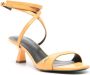 Patrizia Pepe 55mm leather sandals Orange - Thumbnail 2