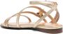 Patrizia Pepe buckle-fastened leather sandals Gold - Thumbnail 3