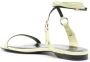 Patrizia Pepe buckle-fastening leather sandals Green - Thumbnail 3