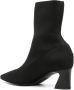 Patrizia Pepe knitted 60mm leather ankle boots Black - Thumbnail 3