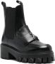 Patrizia Pepe logo-plaque leather boots Black - Thumbnail 2