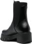 Patrizia Pepe logo-print leather ankle boots Black - Thumbnail 3