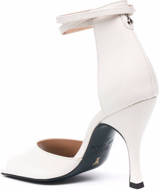 Patrizia Pepe open-toe leather pumps White