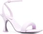 Patrizia Pepe Square Monochrome 100mm sandals Purple - Thumbnail 2