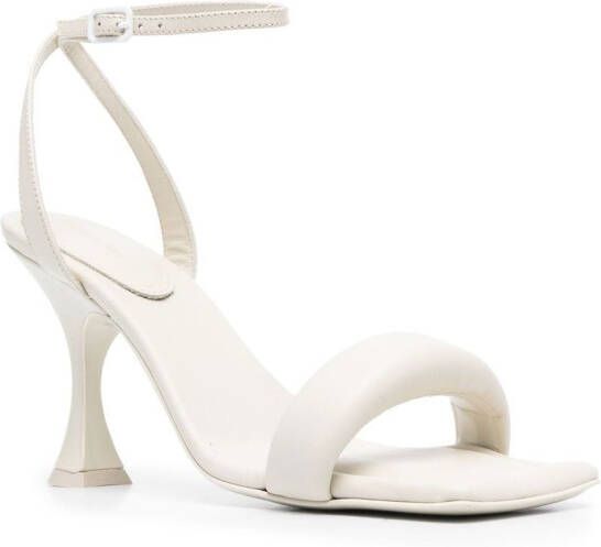 Patrizia Pepe Square Monochrome 100mm sandals White