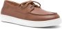 Paul & Shark lace-up leather Boat shoes Brown - Thumbnail 2