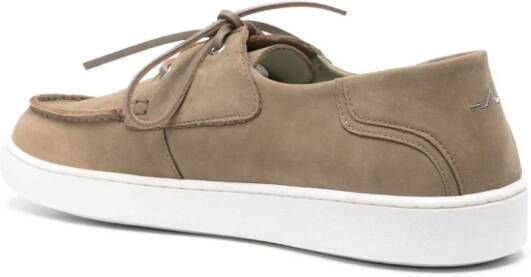 Paul & Shark lace-up suede Boat shoes Green