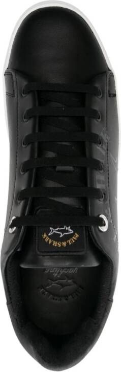 Paul & Shark logo-print low-top sneakers Black