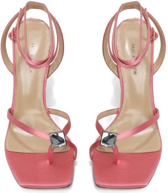 Paul Andrew Cube Toe-Ring 95mm sandals Pink