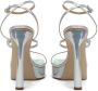 Paul Andrew Slinky 125mm iridescent platform sandals Silver - Thumbnail 3