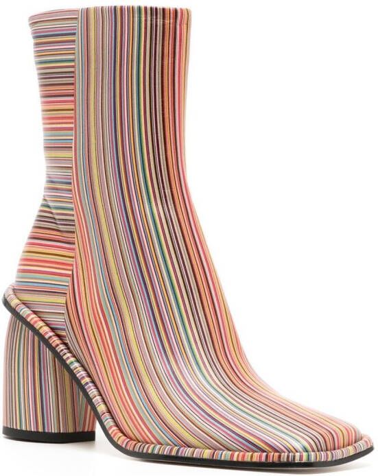 Paul Smith Amber 80mm square toe boots Multicolour