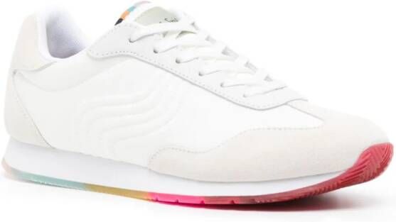 Paul Smith Domino swirl-embroidered sneakers White