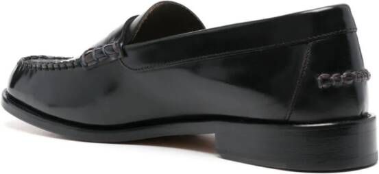Paul Smith leather penny loafers Black