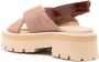 Paul Smith Logan flatform sandals Brown - Thumbnail 3