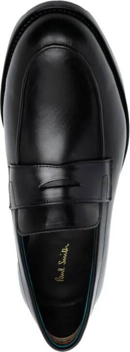 Paul Smith Montego leather penny loafers Black