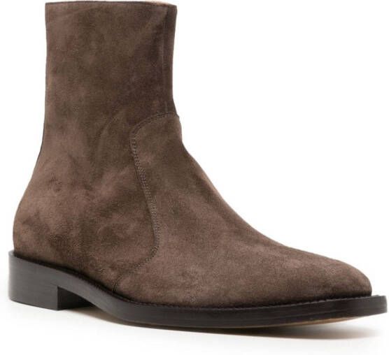 Paul Smith Pileggi suede ankle boots Brown