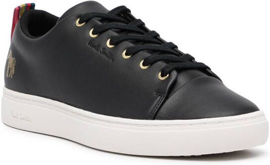 Paul Smith zebra-patch lace-up sneakers Black