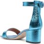 Paul Warmer 60mm metallic leather sandals Blue - Thumbnail 3
