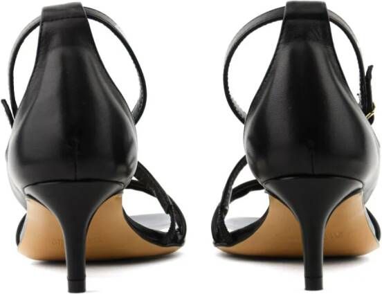 Paul Warmer Amelie leather sandals Black