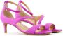 Paul Warmer Amelie 50mm leather sandals Pink - Thumbnail 2