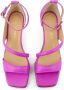 Paul Warmer Amelie 50mm leather sandals Pink - Thumbnail 4
