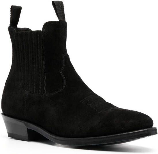 Paul Warmer ankle suede boots Black