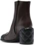 Paul Warmer Coco 85mm leather boots Brown - Thumbnail 3