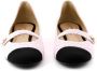 Paul Warmer Divy tweed ballerina shoes Pink - Thumbnail 3