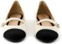 Paul Warmer Divy tweed ballerina shoes Neutrals - Thumbnail 5