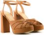 Paul Warmer Feline leather sandal Brown - Thumbnail 2