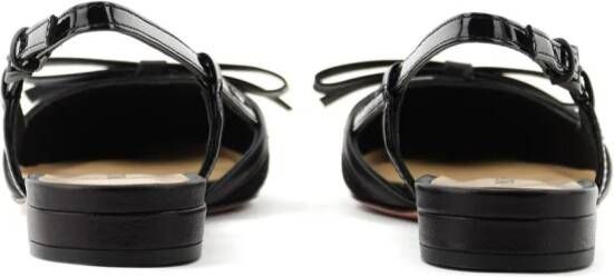 Paul Warmer Milla slingback ballerina shoes Black