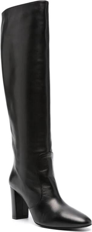 Paul Warmer Viona 90mm almond-toe boots Black