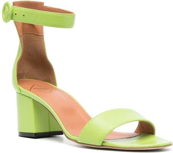 Paul Warmer x Philou 60mm open-toe sandals Green
