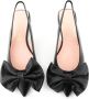 Paul Warmer Yvette bow-detail ballerina shoes Black - Thumbnail 4