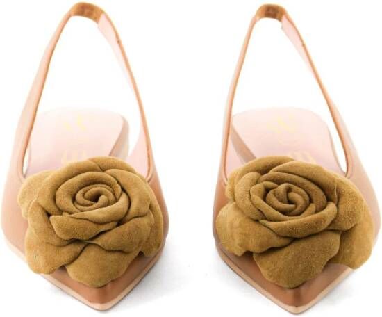 Paul Warmer x Pretty Ballerina Rose ballerina shoes Brown