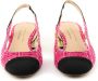 Paul Warmer x Roberto Festa Aurelia tweed ballerina shoes Pink - Thumbnail 5
