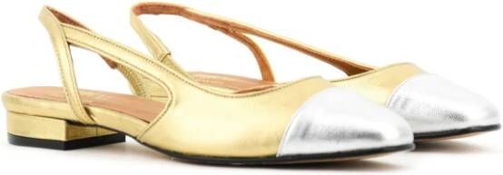 Paul Warmer x Toral Manhattan ballerina shoes Gold