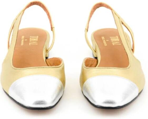 Paul Warmer x Toral Manhattan ballerina shoes Gold