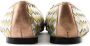 Paul Warmer Toral leather ballerina shoes Silver - Thumbnail 3