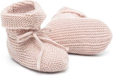 Paz Rodriguez fine-knit pre-walkers Pink
