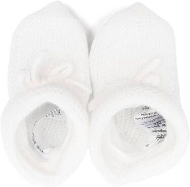 Paz Rodriguez slip-on knitted pre-walkers White