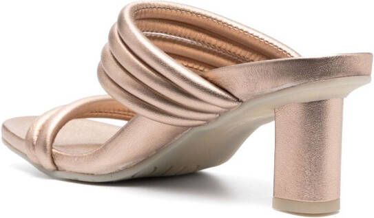 Pedro Garcia 75mm leather mules Pink