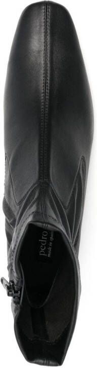 Pedro Garcia ankle side-zip fastening boots Black